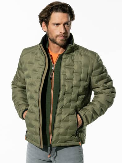 Klima-Leichtsteppjacke Oliv