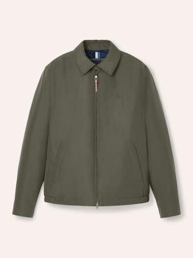 Wasserabw. Blouson aus Microfaser Oliv