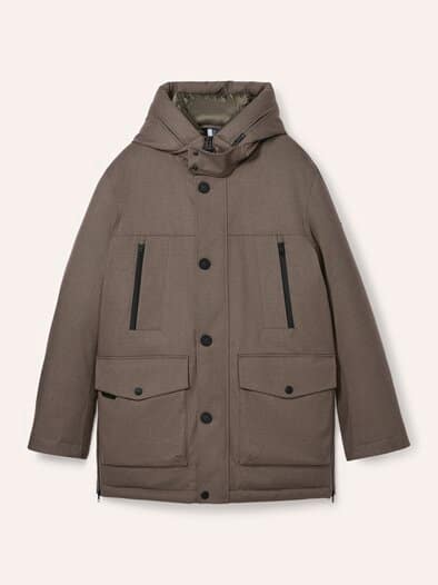 Wasserdichter Thermoparka Beige