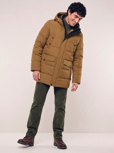 Aquastop Steppjacke 2.0 Cognac