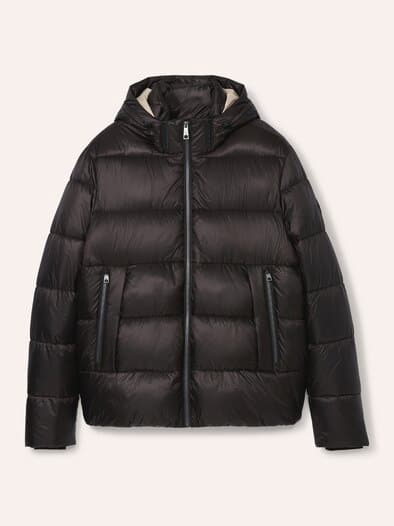 Leichte Steppjacke mit Thermozone Dunkelbraun