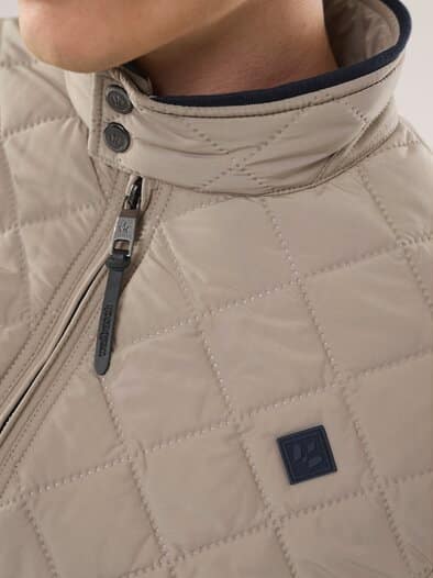Ultrasonic Leichtsteppjacke Beige