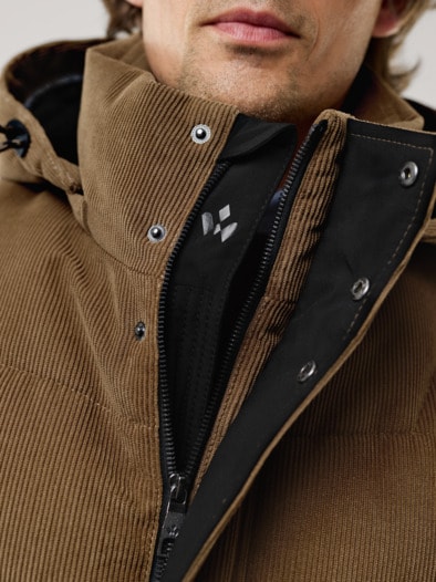 Cord Steppjacke Camel