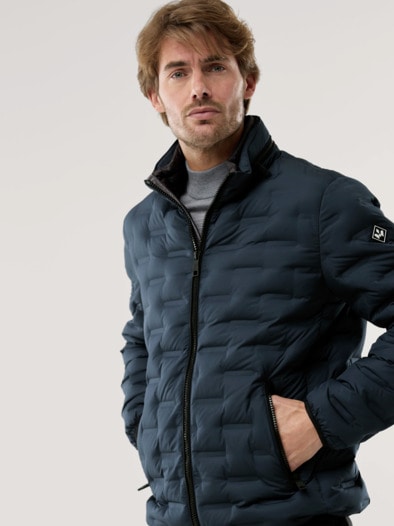 Daunen Steppjacke Marine