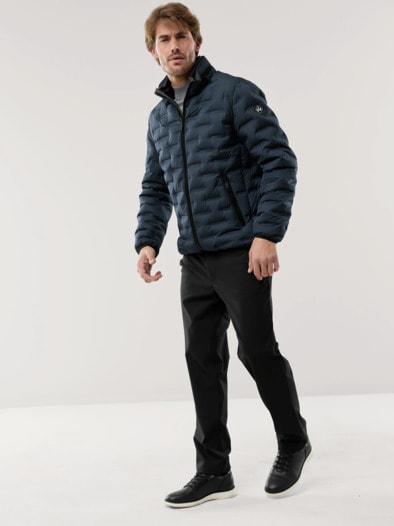 Daunen Steppjacke Marine