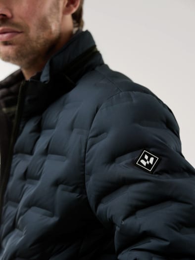 Daunen Steppjacke Marine