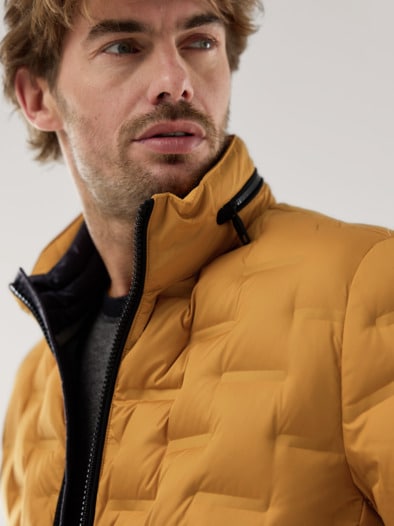 Daunen Steppjacke Safran