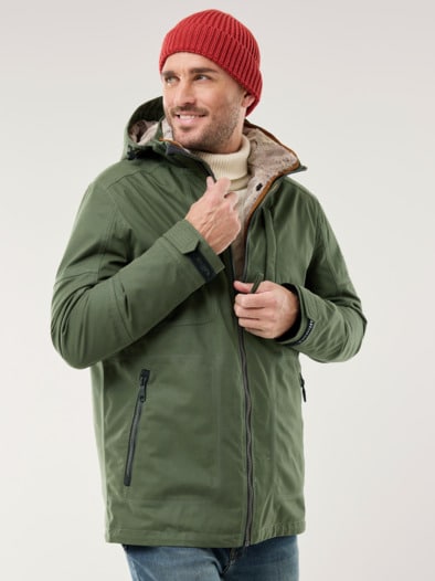 Aquastop Winterjacke Oliv