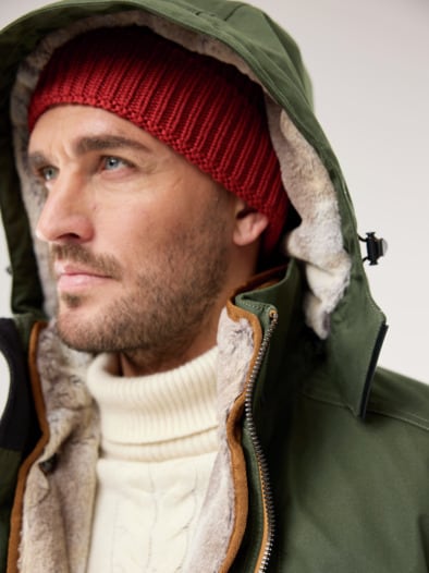 Aquastop Winterjacke Oliv