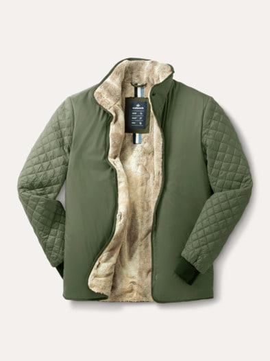 Aquastop Winterjacke Oliv
