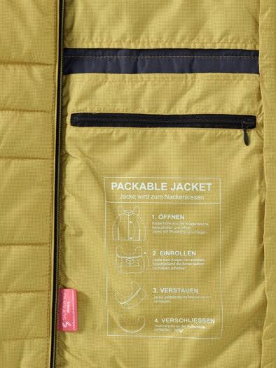 Microfaser Leichtjacke 2.0 Honiggelb