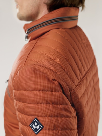 Microfaser Leichtjacke 2.0 Rotorange