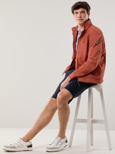 Oasen Blouson Ziegelrot