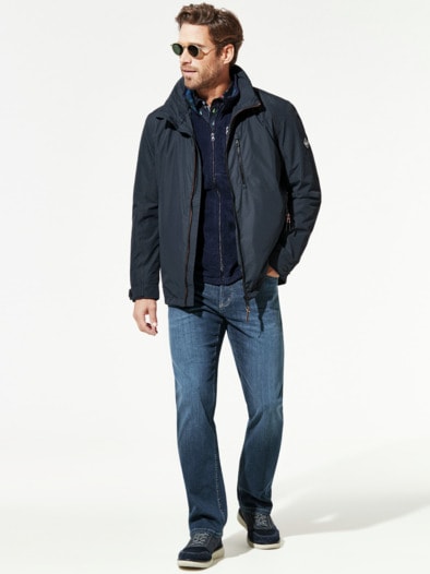 Wetterschutz Jacke Pack & Go Marine
