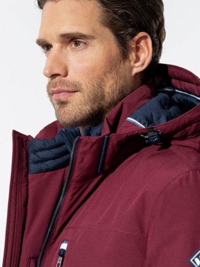 Aquastop Klima Leichtjacke Bordeaux