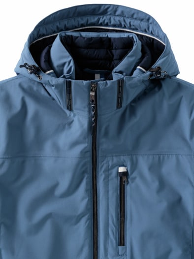 Aquastop Klima Leichtjacke Ozeanblau