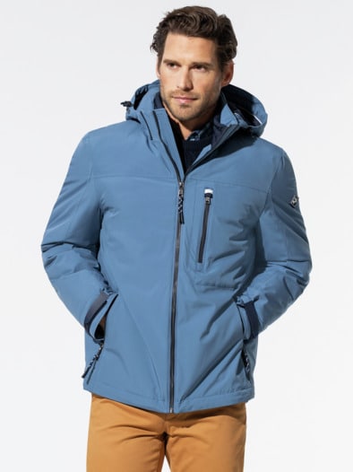 Aquastop Klima Leichtjacke Ozeanblau