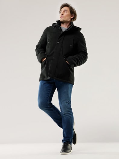Thermofleece Jacke Schwarz