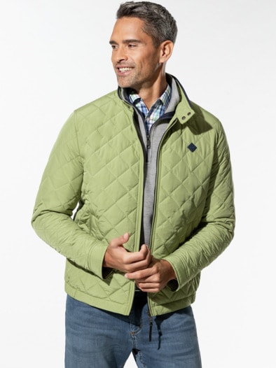 Ultrasonic Leichtsteppjacke Lindgrün