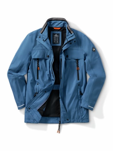 Aquastop Reisejacke Mittelblau