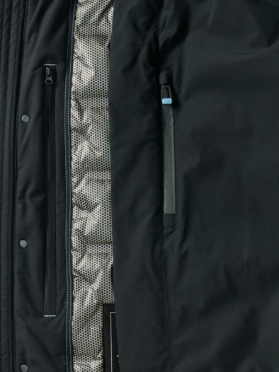 Aquastop Daunen Hybrid Jacke Schwarz