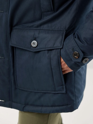 Ultraskin Leichtparka Marine