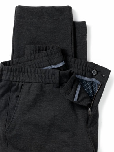Extraglatt-Travelhose Anthrazit