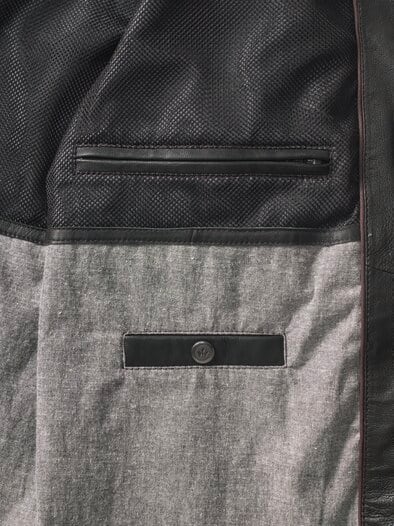 Lederlumber Leicht und Soft Schwarz