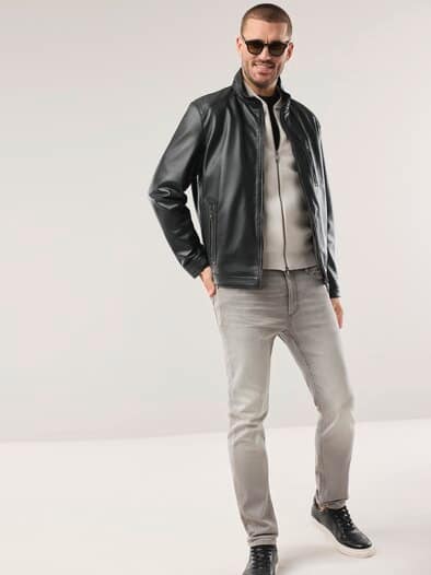 Lederlumber Leicht und Soft Schwarz