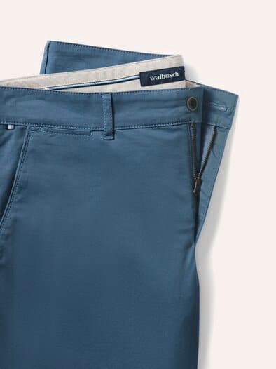 Chino Shorts Jeansblau