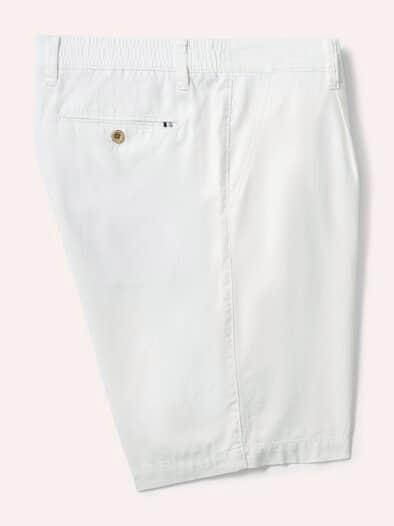 Leinenmix Bermudas Weiß