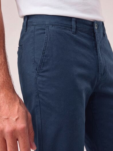 Chino aus Baumwollstretch Dunkelblau