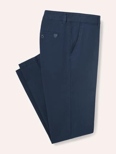 Chino aus Baumwollstretch Dunkelblau
