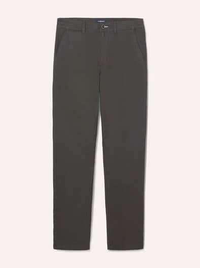 Chino aus Baumwollstretch Dunkelbraun