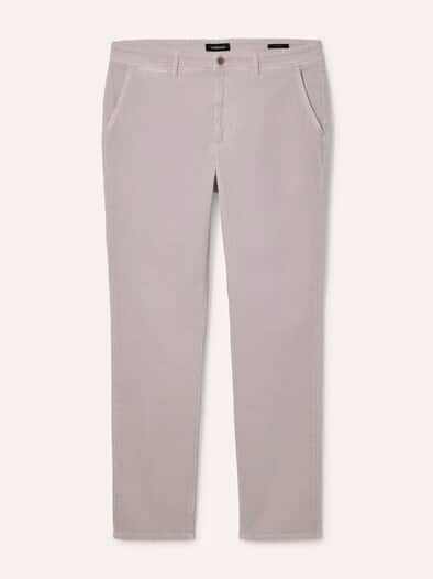 Cordhose aus weicher Baumwolle Offwhite