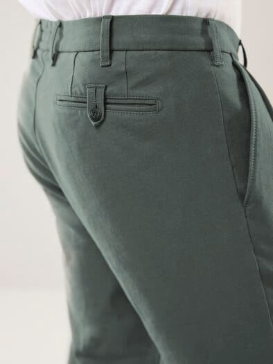 Premium Leinen-Chino Salbei
