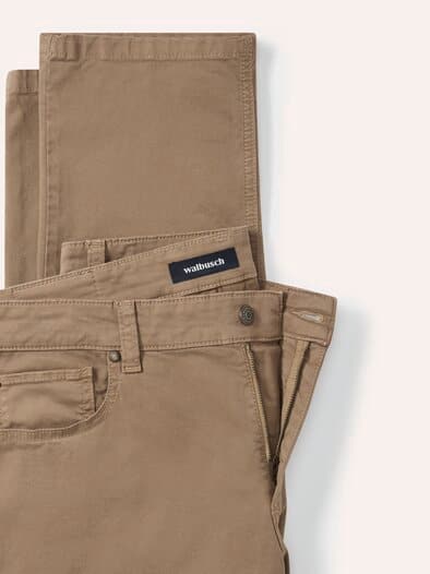 Baumwoll Five-Pocket Karamell