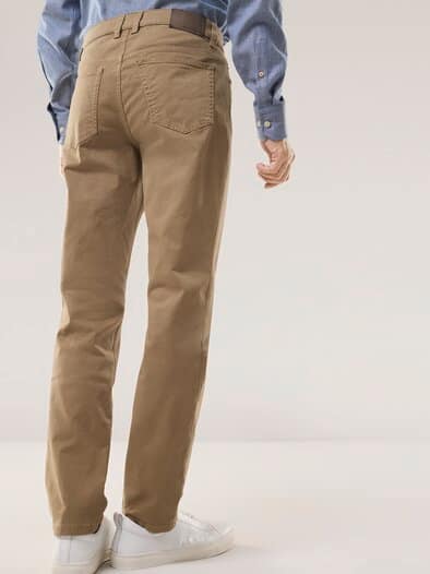 Baumwoll Five-Pocket Karamell