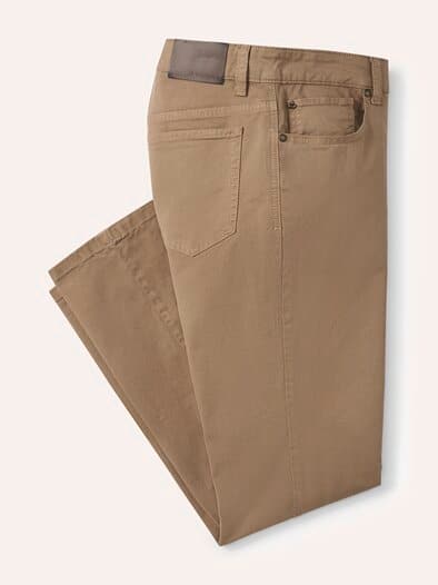 Baumwoll Five-Pocket Karamell