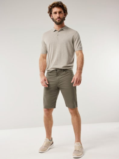 Ultraleicht Five Pocket Bermudas Khaki