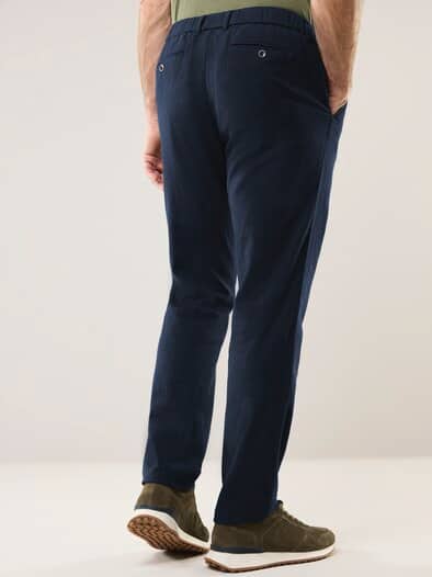 Wohlfühl Leinen-Hose Marine