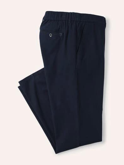 Wohlfühl Leinen-Hose Marine