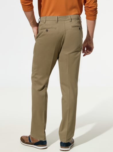 Extraglatt Dehnbund-Chino Camel