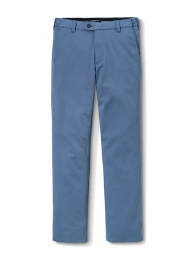 Extraglatt Dehnbund-Chino Mittelblau