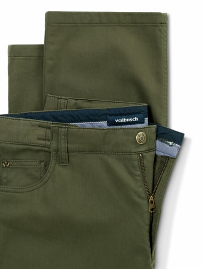 Extraglatt Dehnbund Five-Pocket Khaki