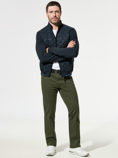 Extraglatt Dehnbund Five-Pocket Khaki