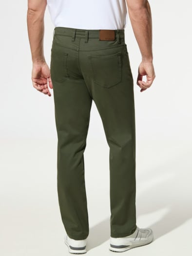 Extraglatt Dehnbund Five-Pocket Khaki