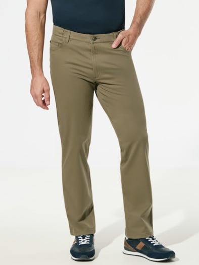 Extraglatt Dehnbund Five-Pocket Camel