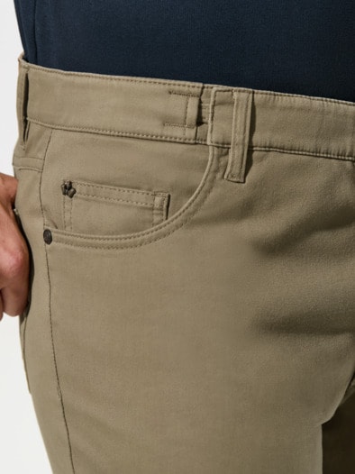 Extraglatt Dehnbund Five-Pocket Camel