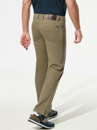 Extraglatt Dehnbund Five-Pocket Camel